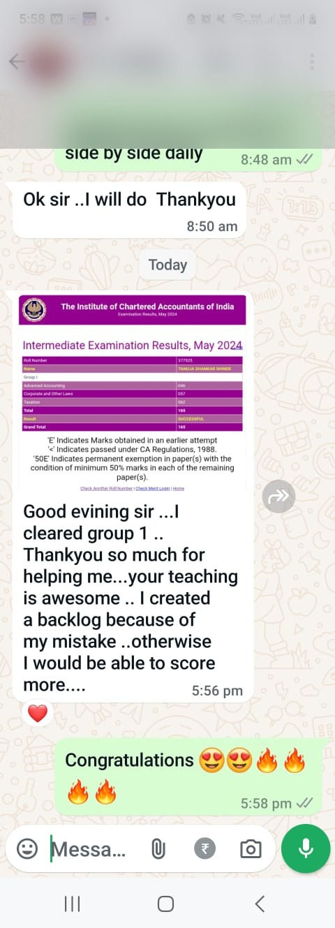 Student message