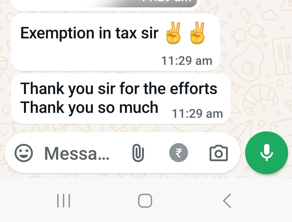 Student message