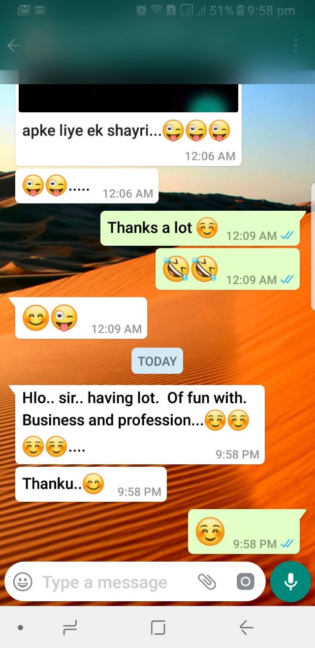 Student message