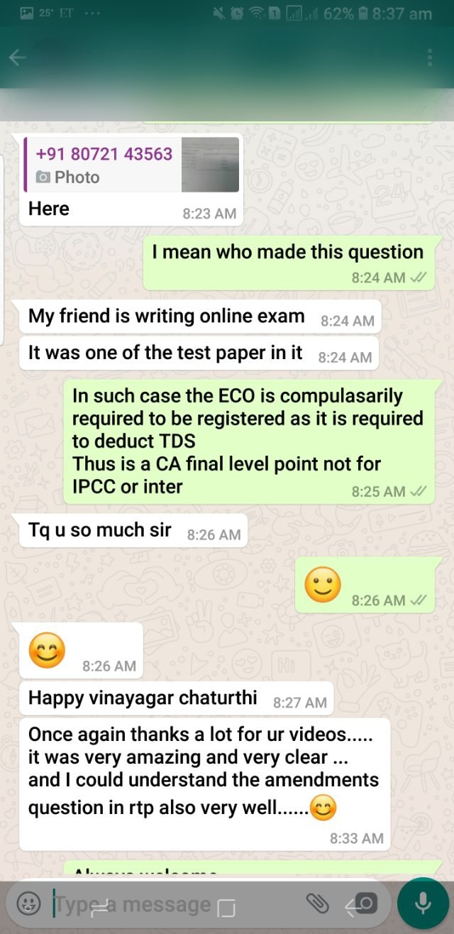 Student message
