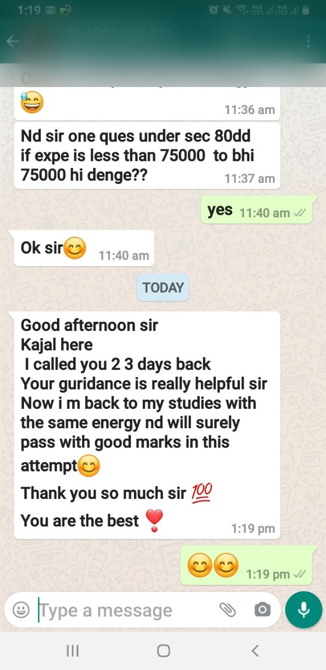 Student message