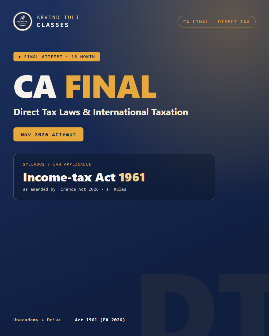 CA Final Nov 26 — Classes