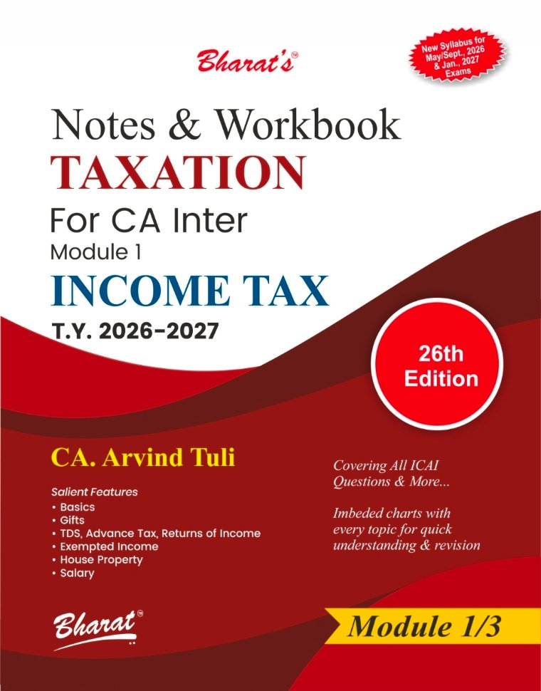CA Inter Taxation — Set of 4 Modules (TY 2026-27)